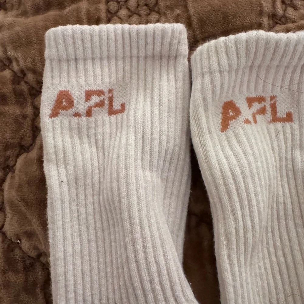 APL White Athletic Crew Socks